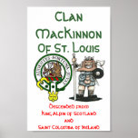 Clan MacKinnon St. Louis Plakat
