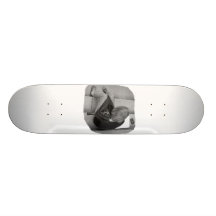 Clarinet-Mädchen-Spieler-Schritte mit Tuner und Mu Personalisierte Skatedecks