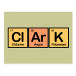Clark machte von den Elementen Postkarten