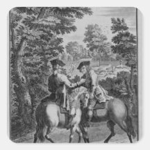 Claude Duval, der Gutsherren Roper beraubt Aufkleber