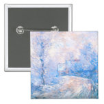 Claude Monet: Der Eingang zu Giverny unter Schnee Buttons