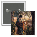 Claude Monet: Madame Monet Embroidering Anstecknadelbuttons
