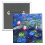 Claude Monet: Wasser-Lilien 2 Buttons