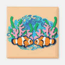 Clown-Fische Kühlschrankmagnet