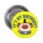 Clown-Geburtstag Anstecknadelbutton