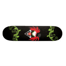 Clown-Gesichts-Skateboard Personalisiertes Skateboarddeck