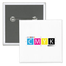 CMYK pressen Farben vor Button