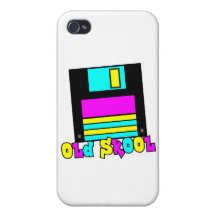 CMYK Retro Diskette alter skool Entwurf iPhone 4 Hüllen