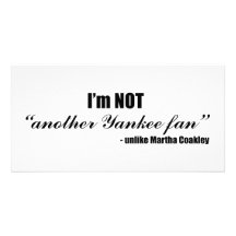 Coakley Yankee-Fan Fotokartenvorlage