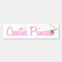 Coasties Prinzessin Auto Aufkleber