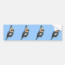 Cockatiel Autoaufkleber