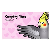 Cockatiel-Liebe Visitenkarten