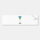 Cocktail - Regenbogenfarben Auto Sticker