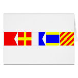 Code-Flagge Brady Karten