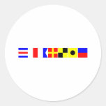 Code-Flagge Charlie Sticker