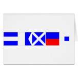 Code-Flagge James Karten