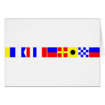 Code-Flagge Katherine Karten