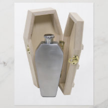 CoffinWoodenFlask070109 Custom Flyer