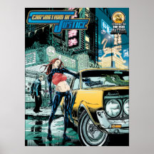 COJ Hellhounds "Nacht heraus" ummauern Plakat