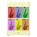 Collage buntes Saxophone iPad Minifalles