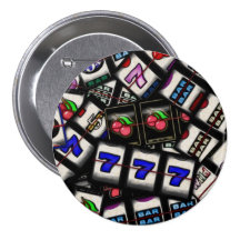 Collage der Spielautomat-Spulen Anstecknadelbuttons