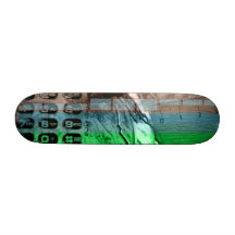 Collage gemessen bedruckte skateboarddecks