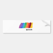 Color Zazzle Auto Aufkleber