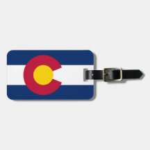 Colorado-Flagge Kofferanhänger