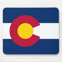 Colorado-Flagge Mauspad