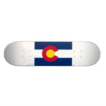 Colorado-Flagge Personalisiertes Skateboard