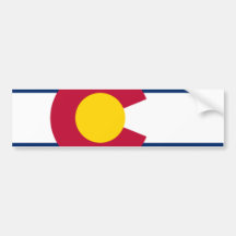 Colorado-Flaggen-Autoaufkleber