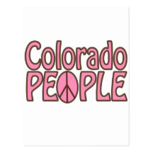 Colorado-Leute Postkarte