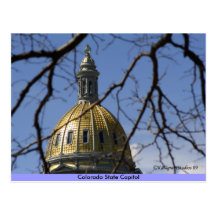 Colorado-Staats-Hauptstadt Postkarte