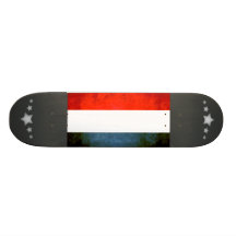 Colorful Contrast Dutch Flag Skate Decks
