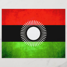 Colorful Contrast Malawian Flag Flyer