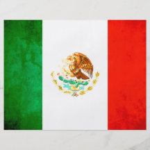 Colorful Contrast Mexican Flag Flyer