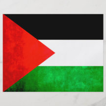 Colorful Contrast PalestinianFlag Custom Flyer