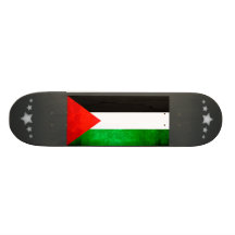 Colorful Contrast PalestinianFlag Custom Skate Board