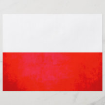 Colorful Contrast PolishFlag Flyer