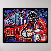 *Colorful Jazz* Posterdruck