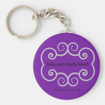 Colossians 3:12 - keychain 14 schlüsselband