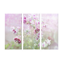 Columbine-Schönheit Leinwanddruck
