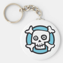 comic skull schlüsselbänder