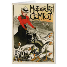 Comiot Motorräder Grußkarten