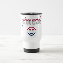 ¿ Cómo Estás? Amerika-Flaggen-Farben Kaffeetassen