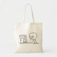 Computer-Typ Meme - Tasche