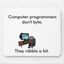 Computerprogrammierer tun nicht Byte Mousepads