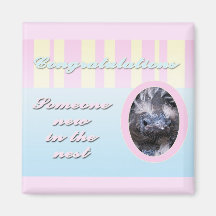 Congratutions auf Ihnen neues Baby oder Junge Magnete