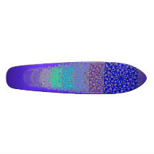 Coole blaues Grün-lila TAN-Brandungs-As-Straße DX Individuelle Decks