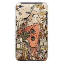 Coole japanische Vintage ukiyo-e Damen-Frauenrolle iPod Case-Mate Case